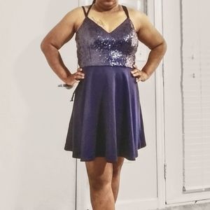 New navy blue prom/cocktail dress. JR size 15.